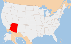 Arizona 地图
