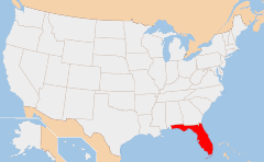 Florida 地图