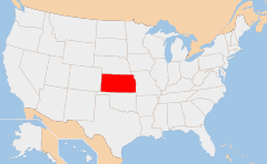 Kansas 地图