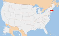 Massachusetts 地图