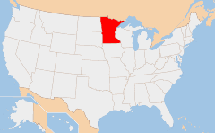 Minnesota 地图
