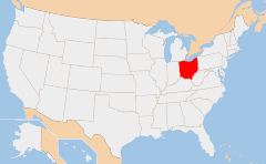 Ohio 地图