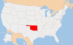 Oklahoma 地图