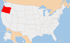 Oregon 地图