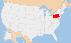 Pennsylvania 地图