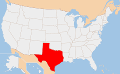 Texas 地图