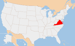 Virginia 地图