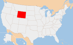 Wyoming 地图